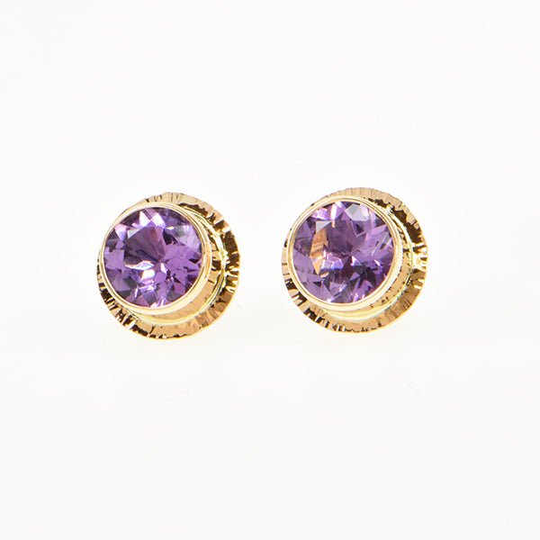 Lavender Amethyst Earrings