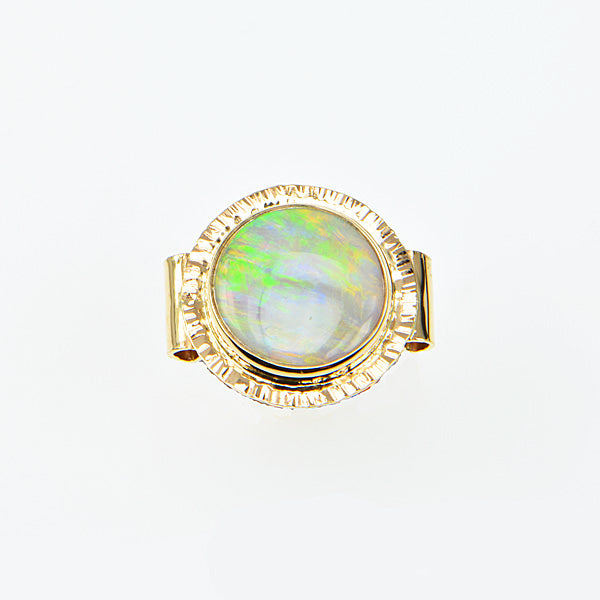 Crystal Opal Cabochon Ring