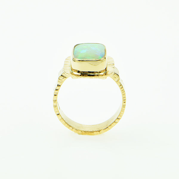 Crystal Opal Cabochon Ring