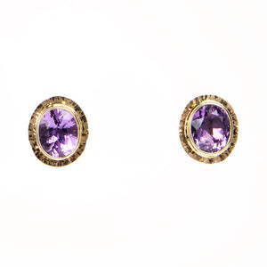 Lavender Amethyst Faceted Earrings