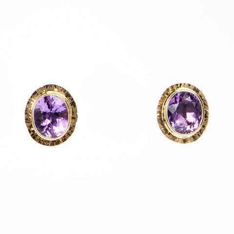Lavender Amethyst Faceted Earrings