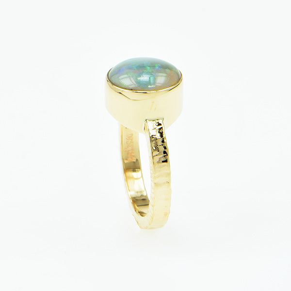 Crystal Opal Cabochon Ring