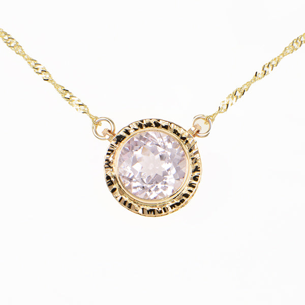 Kunzite Faceted Necklace