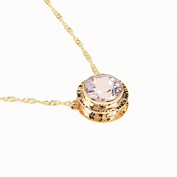 Kunzite Faceted Necklace