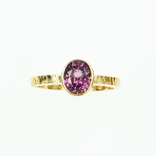 Lavender Spinel Faceted Ring