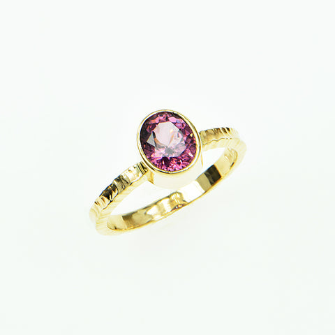 Lavender Spinel Faceted Ring