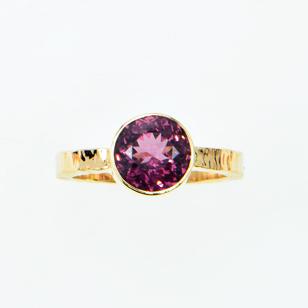 Lavender Spinel Faceted Ring