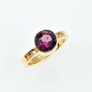 Lavender Spinel Faceted Ring