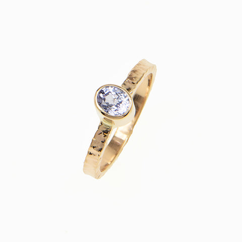 Ceylon Sapphire Faceted Ring