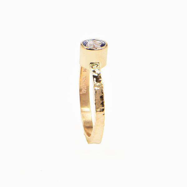 Ceylon Sapphire Faceted Ring
