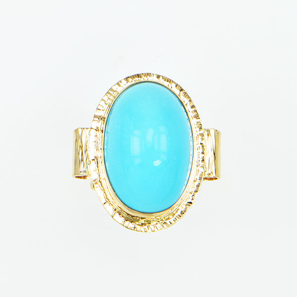 Sleeping Beauty Turquoise Cabochon Ring