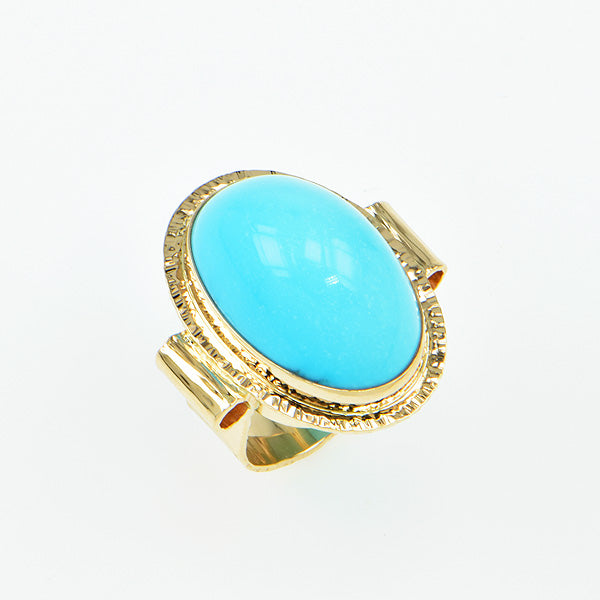 Sleeping Beauty Turquoise Cabochon Ring