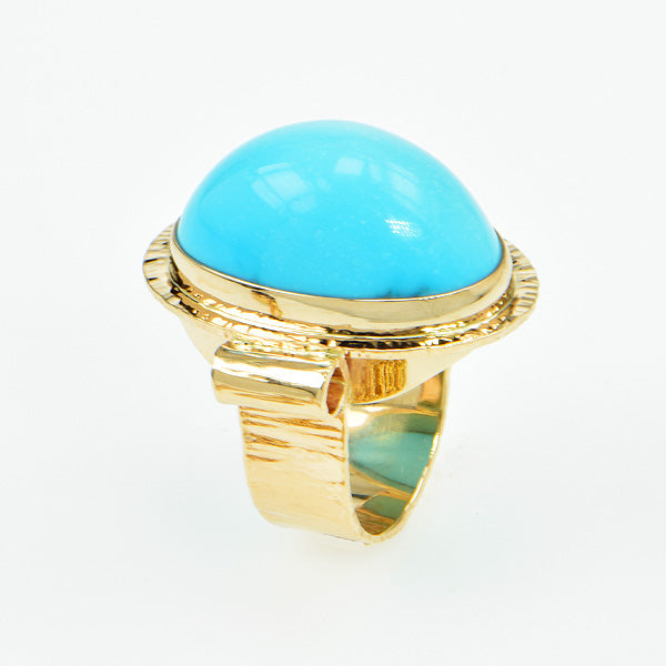Sleeping Beauty Turquoise Cabochon Ring