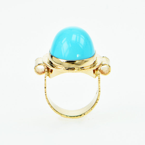 Sleeping Beauty Turquoise Cabochon Ring