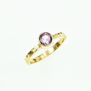 Lavender Ceylon Spinel Faceted Ring